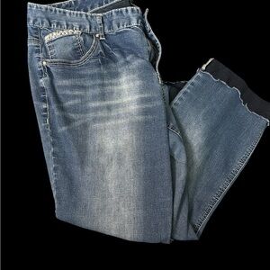 Rhythm Classic Straight Leg Blue Jeans